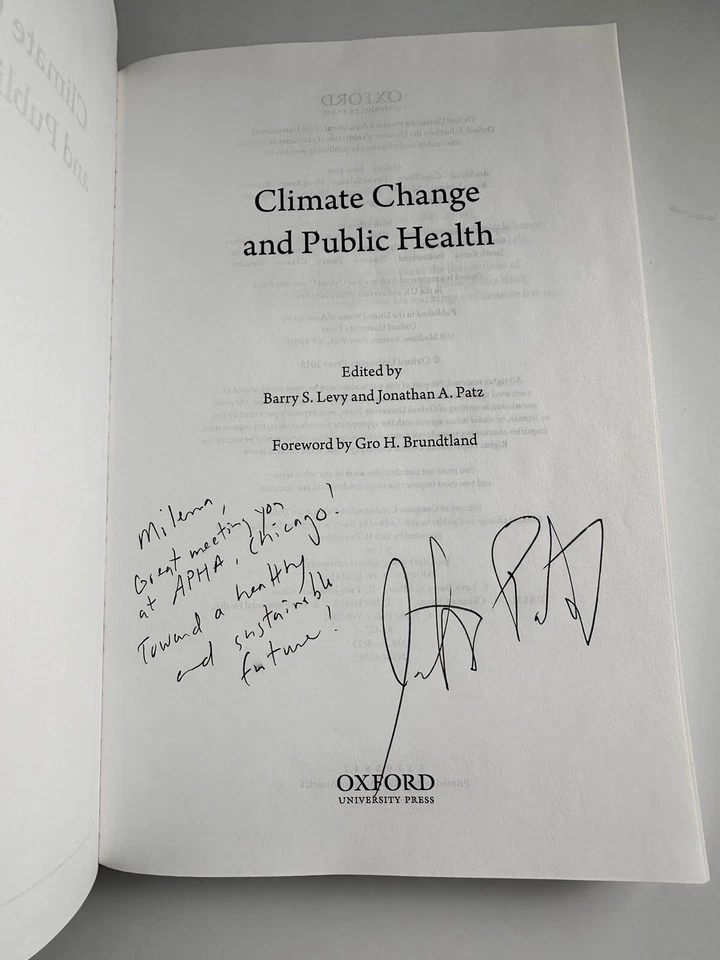 Climate Change and Public Health Paperback Barry, Patz, Jonathan - Image 4 of 4