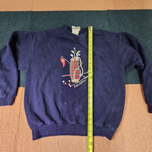 Northern Reflections Golf Adult Pullover Sweatshirt Small Blue Embroidered L3b - Picture 7 of 12