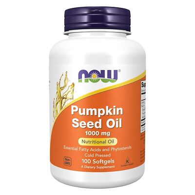 NOW FOODS Pumpkin Seed Oil 1000 mg 100 Softgels