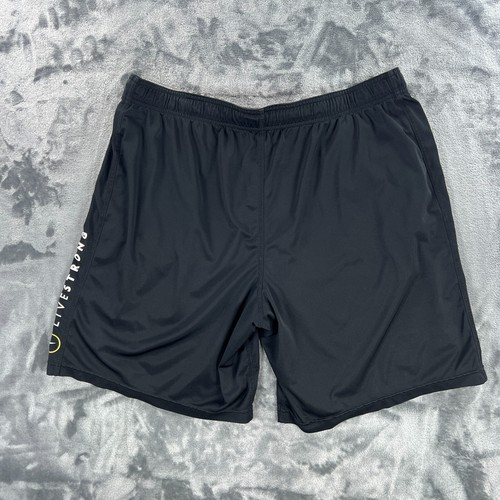 Pantalones Cortos Nike Dri-Fit Hombres XL De Colección Livestrong Correr Gimnasio con Bolsillos - Imagen 2 de 9