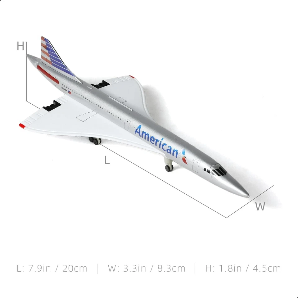 1/300 Scale Concorde for America Diecast Metal Airplane Model - Image 2 of 4