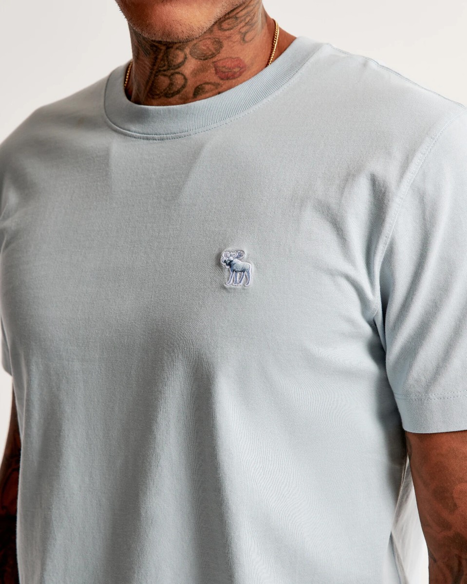 【Abercrombie & Fitch】icon logo t-shir Abercrombie & Fitch 5-Pack Tonal Icon Tees | MainPlace Mall