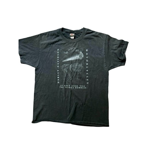 Harley Davidson motorcycle vintage look black tshirt Nashville Tennessee size L - Picture 2 of 6