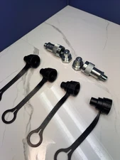 2 Sets of 3/8" 10,000 PSI High Pressure Hydraulic Quick Couplers Enerpac C-604