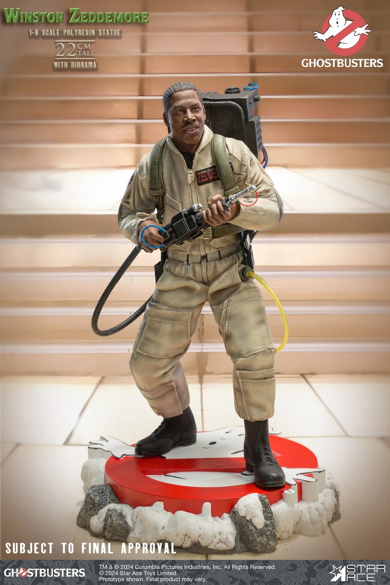 Star Ace Toys Winston Zeddemore Ghostbusters 1/8 Scale Statue | eBay