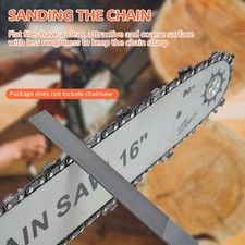 ⁺Chainsaw Sharpener File Kit File Handle File Flat Files File Holder Limit Ruler