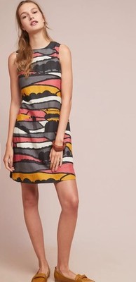 Anthropologie Corey Lynn Calter Sunset Sleeveless Valley Shift Dress L Excellent
