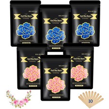 1.3Lb/21oz Wax Beads for Brazilian, Eyebrow, Face, Bikini, Legs, Arms Waxing ...