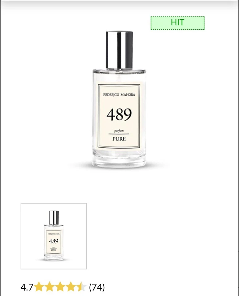 ‼️Bestseller‼️ FM 489 Parfüm für Damen Pure 50ml  ( INSPIRIERT Mugler Alien ) - Bild 2 von 2