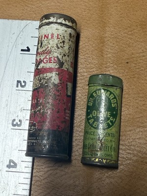 Dr Edwards Olive Tablets/ Sentinel Bandage Tins