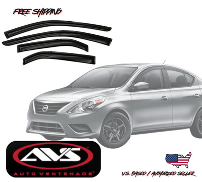 2012-2019 Nissan Versa AVS Window Vent Visors Rain Dust Guard Deflector 4PC.