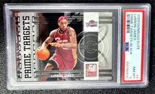 2009 PSA 8 NM/MT LEBRON JAMES DONRUSS ELITE PRIME TARGETS BLACK SP /25 G6426
