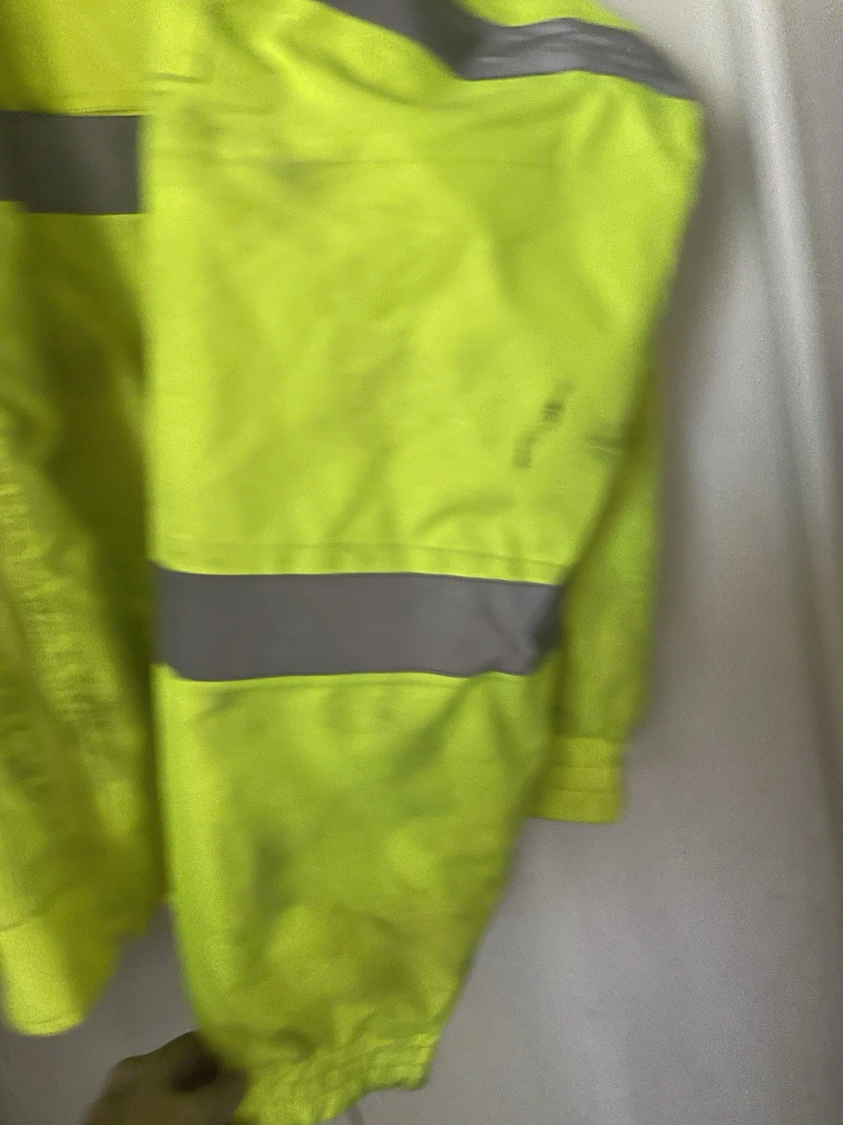 RADWEAR 4X Sz Hi Vis Reflective Safety Bomber Jacket Quilted Liner Construction image 3