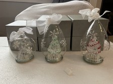 3 Wonder Light Up Color Changing Glass Ball  Christmas Tree Ornaments-gift Box