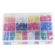 2120pcs Wire Copper Crimp Connector Insulated End Terminal 22AWG-5AWG New