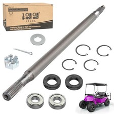 Ezgo TXT Rear Axle Shaft 10L0L Driver Side Electric Golf Cart Parts 1994-2013
