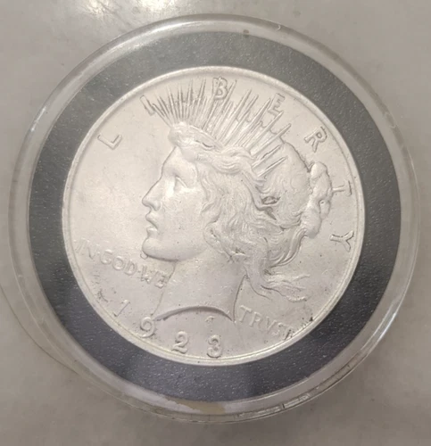 1923 $1 Peace Silver Dollar. Nice Silver Coin. NO RESERVE!