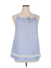 NWT Haven Well Within Women Blue Sleeveless Blouse XL