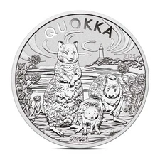 2024 1 oz Australia Quokka Silver Coin (BU)
