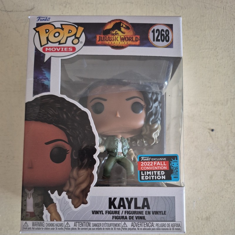Funko Pop! Kayla Jurassic World Fall Convention Limited Edition  DAMAGED BOX