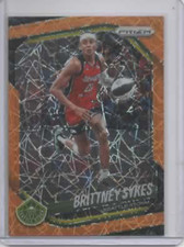 2025 Panini Prizm #121 Brittney Sykes Orange Velocity Prizm