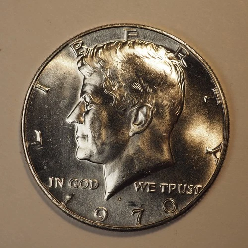 1970 *D*KENNEDY HALF SILVER UNC  DOLLAR***NICE !*** FREE SHIPPING! C1387