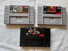 SNES- Super Nintendo- Mortal Kombat, Street Fighter 2, & Killer Instinct- LOT