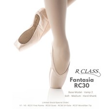 R-Class RC30 Pointe Shoes 225W5M - New