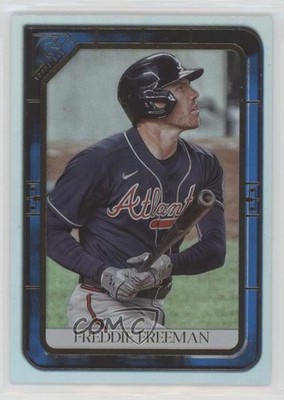 2021 Topps Gallery Blue 69/75 Freddie Freeman #29 0e2x