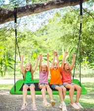 Green Multi-Person Swing 700 Lb. Giant 60 In. Platform Tree Swing Outdoors New ✅