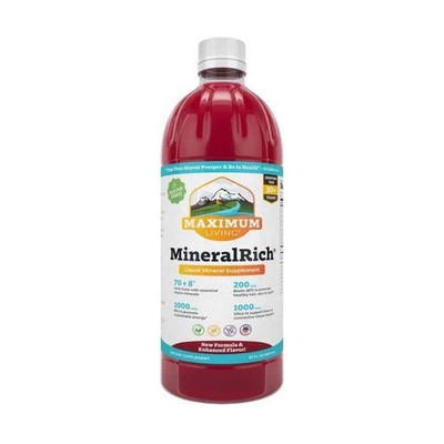 Maximum Living, Mineralrich Liquid Minerals Supplement, 32 Oz