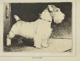 MORGAN DENNIS Dog full Calendar Page 1933 SEALYHAM TERRIER