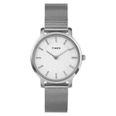 Timex TW2Y10200 Transcend 34 mm Edelstahlarmband   Damenuhr