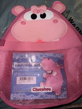 Bath Toy Organizer Cheraboo Baby Toy Mesh Storage Hanging Bag pink