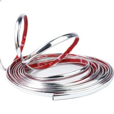25ft Automotive Chrome Trim Molding 1212mm Heavy Duty Car Side Moldings Uv-... 25ft Automotive Chrome Trim Molding 1212mm Heavy Duty Car Side Moldings Uv-...