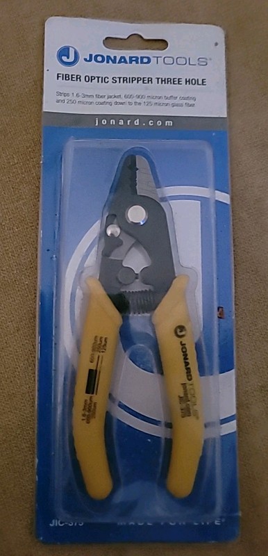 Jonard Tools JIC-375 - Fiber Optic Stripper, Three Hole