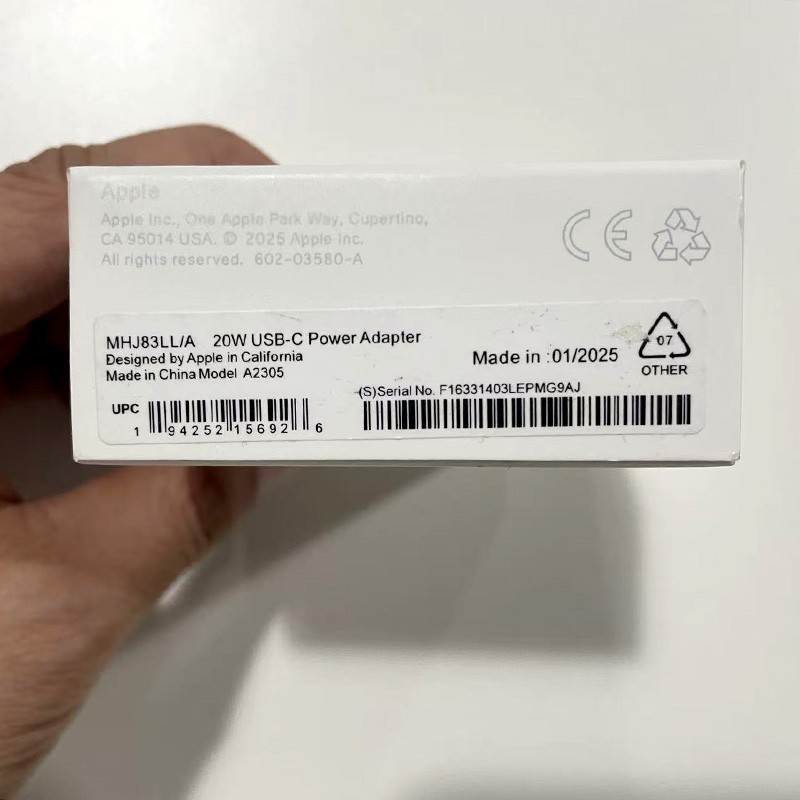 Apple iPad 20W USB-C Wall Charger Power ADAPTER OEM Genuine Original