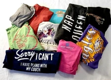 Medium jadelynn brook Nautica NAP QUEEN eagles sorry I can't graphic 10 Lot