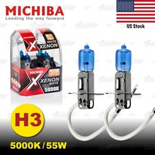 H3 453 Michiba 12v 55w 5000k Xenon Super White Halogen Headlight Bulbs Twin Lamp H3 453 Michiba 12v 55w 5000k Xenon Super White Halogen Headlight Bulbs Twin Lamp