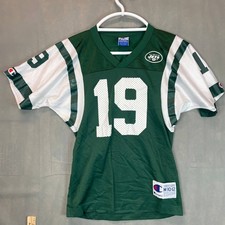 Vintage Champion New York Jets Keyshawn Johnson #19 Jersey Youth M10-12 Green