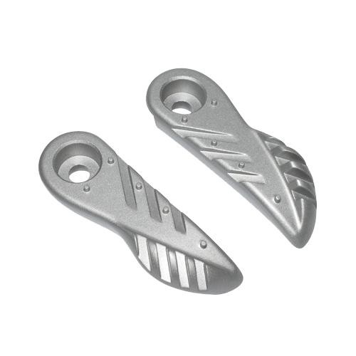 Repose-pied pour MBK Booster 2004 et après marche-pied argent