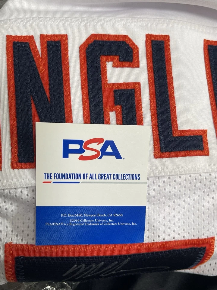 MIKE SINGLETARY BEARS AUTOGRAPHED JERSEY PSA CERTIFIED Sz XL EX+ COND - Image 4 of 4