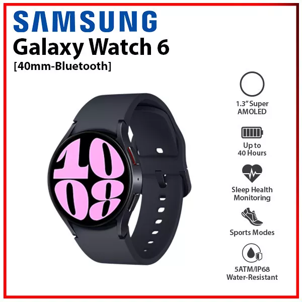 Samsung Galaxy Watch 6 40mm - Graphite —