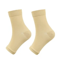 Copper Infused Compression Socks Planter Fasciitis Ankle Support Gym Pain Relief