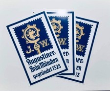 3x Augustiner Bräu München Aufkleber 15x10cm Neu
