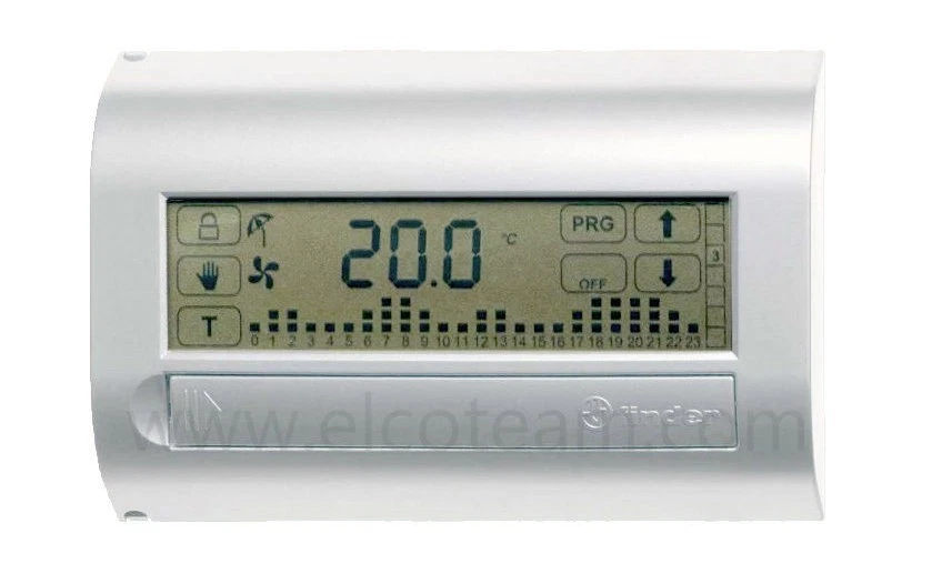 Cronotermostato Touchscreen Finder colore Bianco mod. 1C71