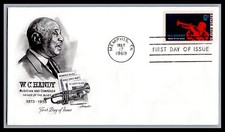 US FDC # 1372 6c William C. Handy  Artmaster  1969, 9g443