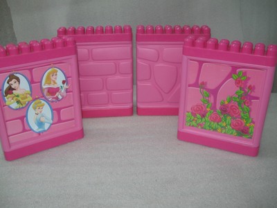 pink mega bloks disney princess castle