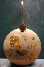 California Souvenir Silent Butler Ashtray Crumb Catcher