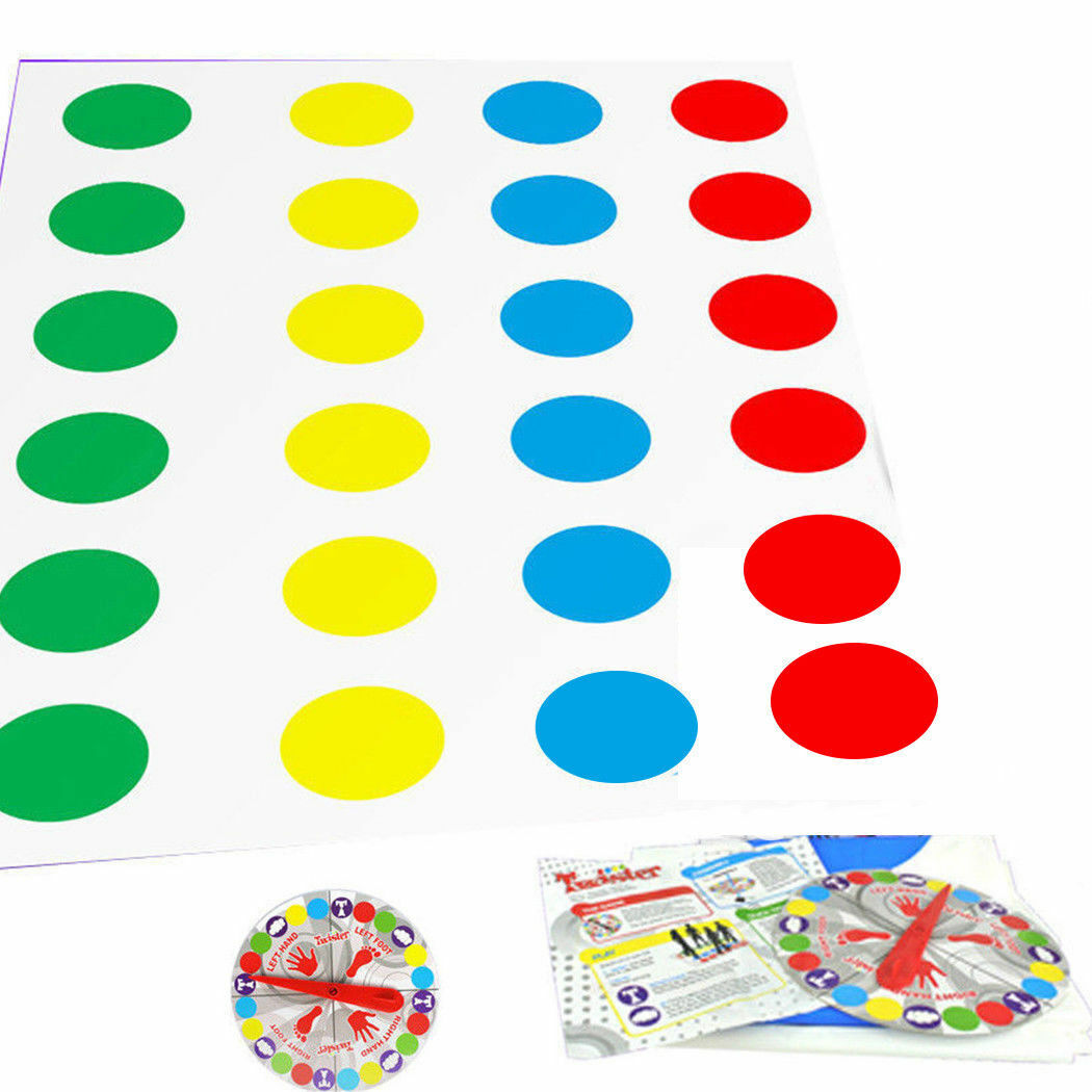 Twister Game with Spinner's Choice and Air Moves, Kids Party Games, 2+  Players, Ages 6+